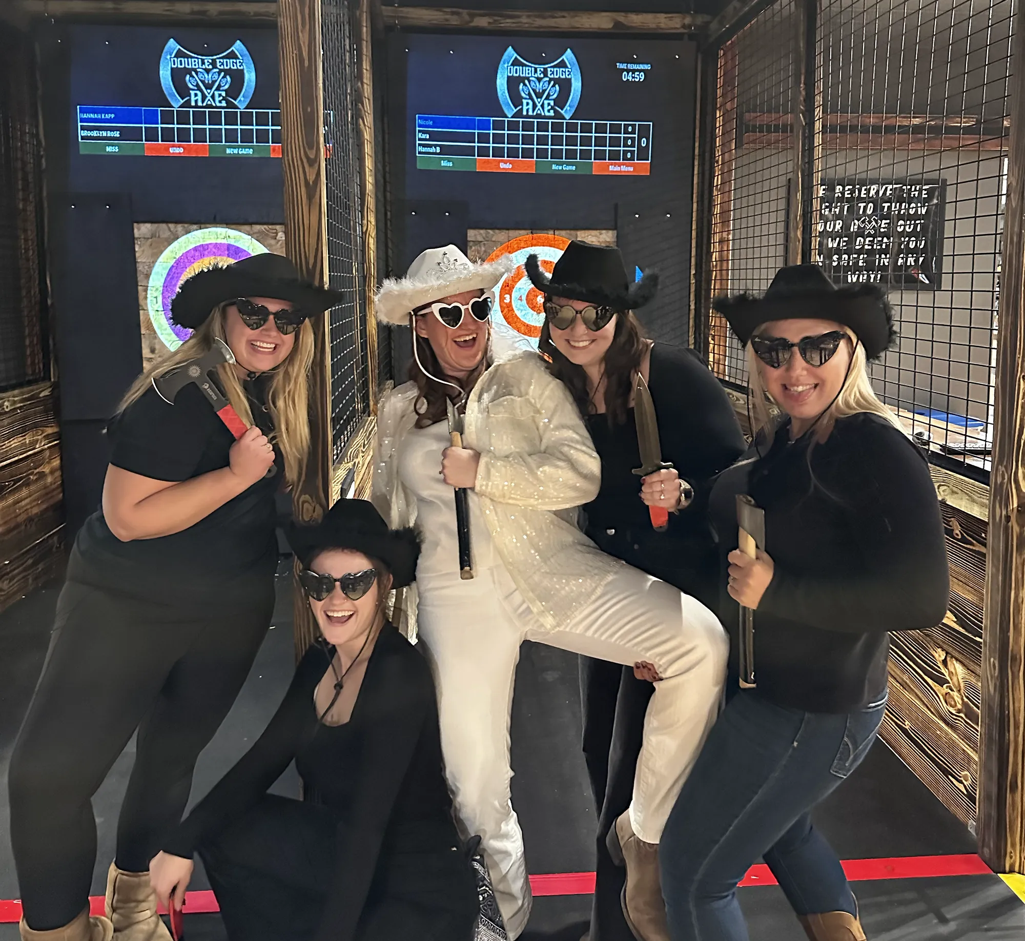 axe throwing bachelorette parties near Denver, CO